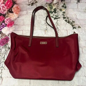 Kate Spade Burgundy Oxblood Tote bag